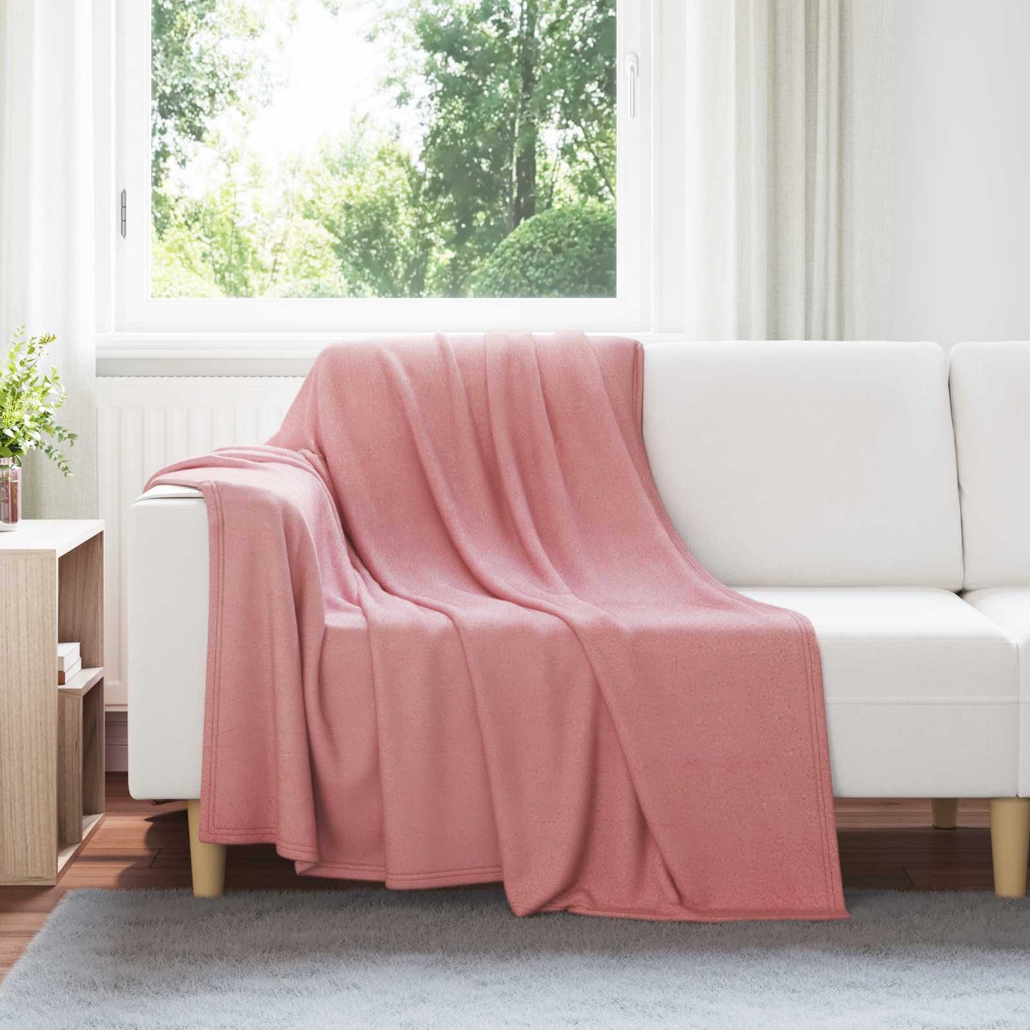 Throw Blankets 24 pcs Pink 200 x 150 cm Fleece
