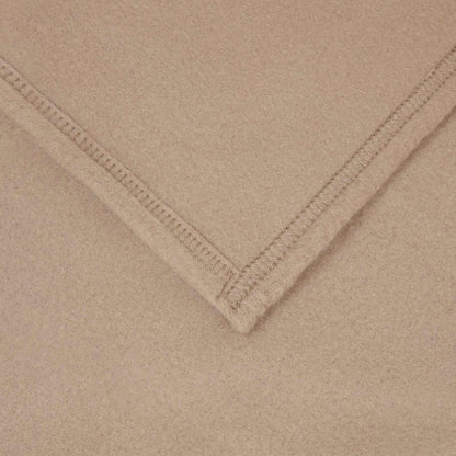 Throw Blanket Camel 210 x 140 cm Fleece
