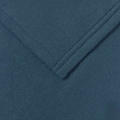 Throw Blanket Navy Blue 210 x 140 cm Fleece