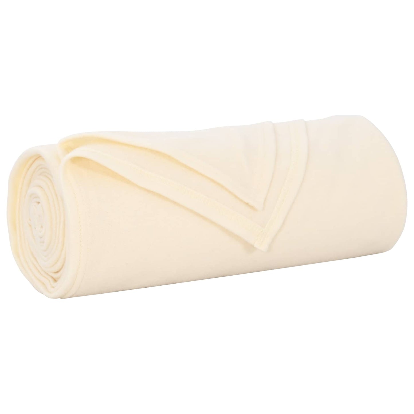 Throw Blankets 6 pcs Cream 210 x 140 cm Fleece