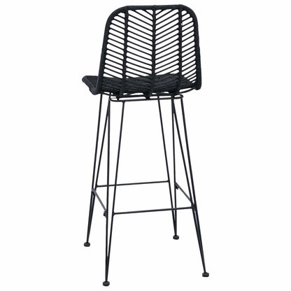 Bar Chair 2 pcs 44 x 52 x 111 cm Rattan and Iron