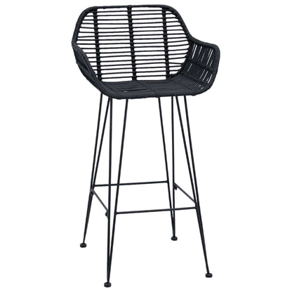 Bar Chair 2 pcs 55 x 52 x 92 cm Rattan and Iron