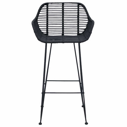 Bar Chair 2 pcs 55 x 52 x 92 cm Rattan and Iron