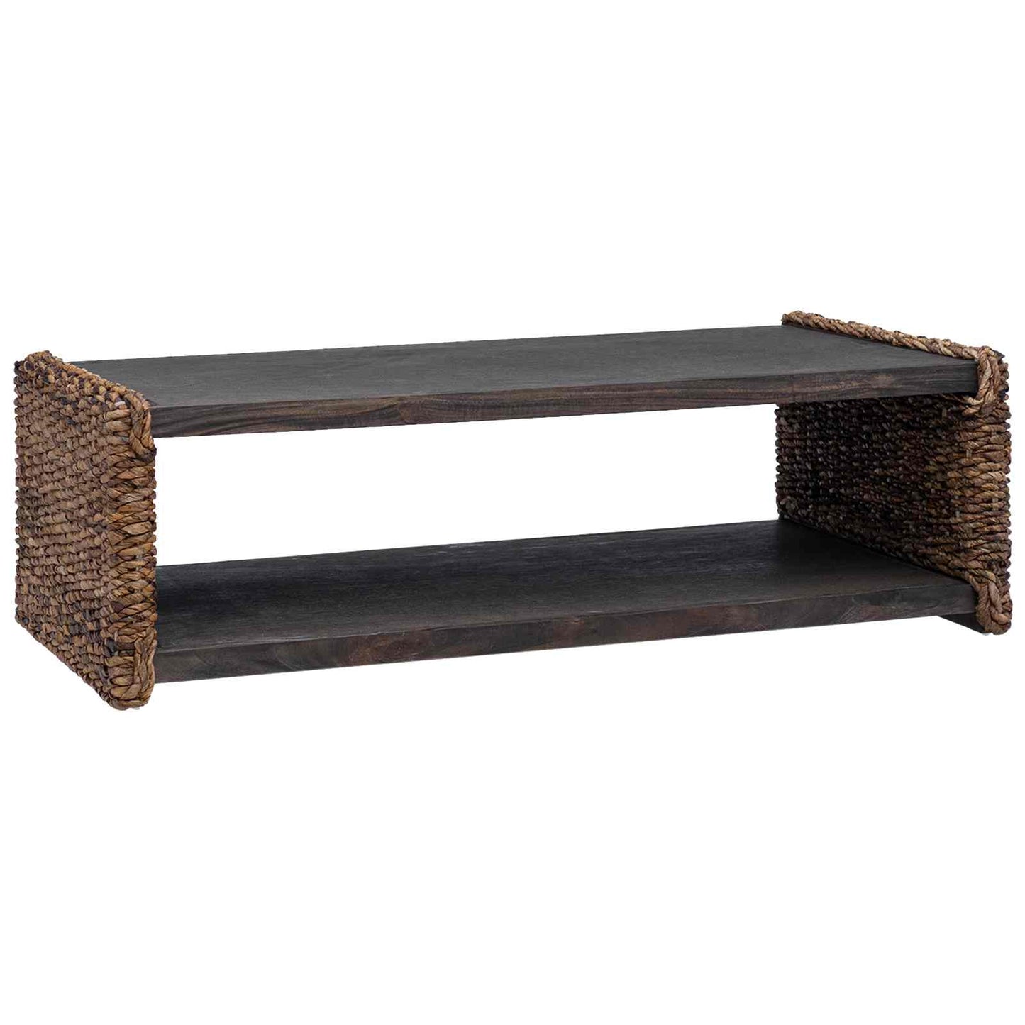 Coffee Table Natural 110 x 55 x 35 cm Solid Mahogany Wood