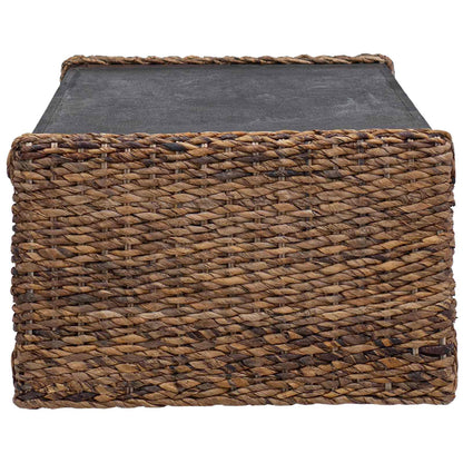 Coffee Table Natural 110 x 55 x 35 cm Solid Mahogany Wood