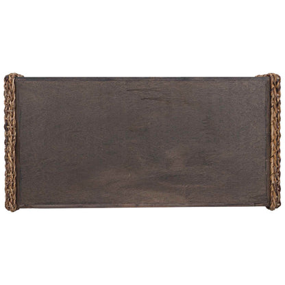 Coffee Table Natural 110 x 55 x 35 cm Solid Mahogany Wood