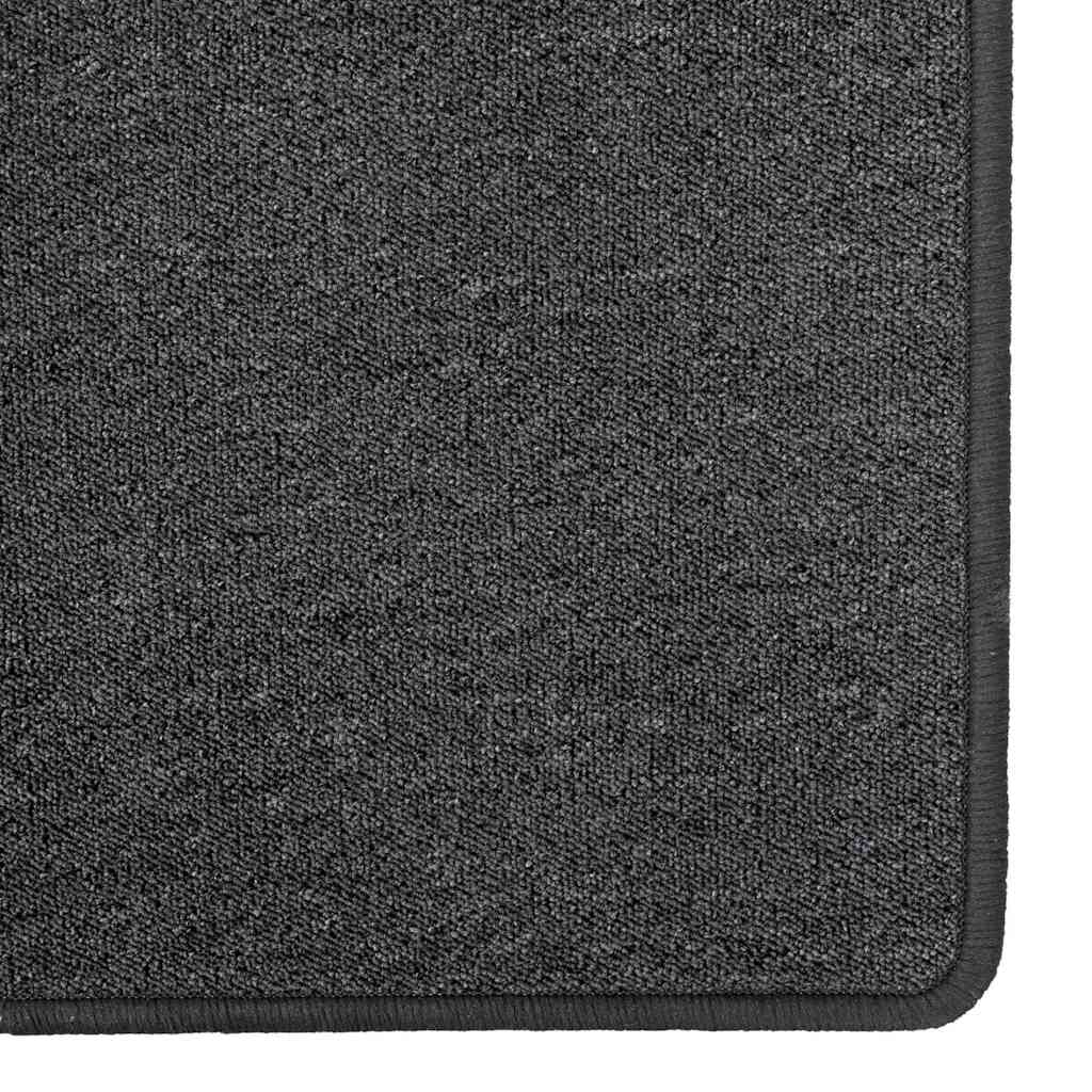 Carpet Runner Dark Grey 100 x 100 cm 100% Polypropylene