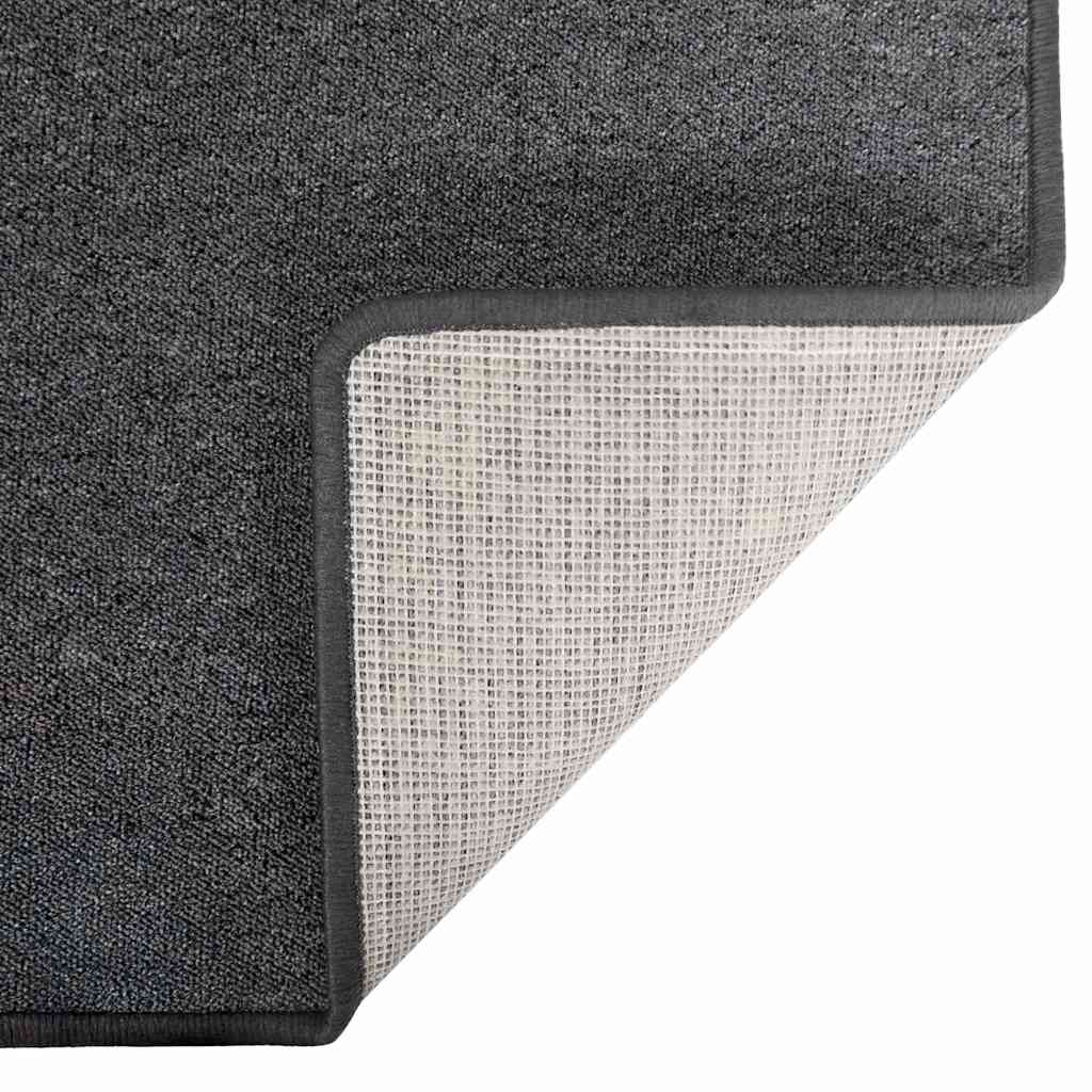 Carpet Runner Dark Grey 100 x 100 cm 100% Polypropylene