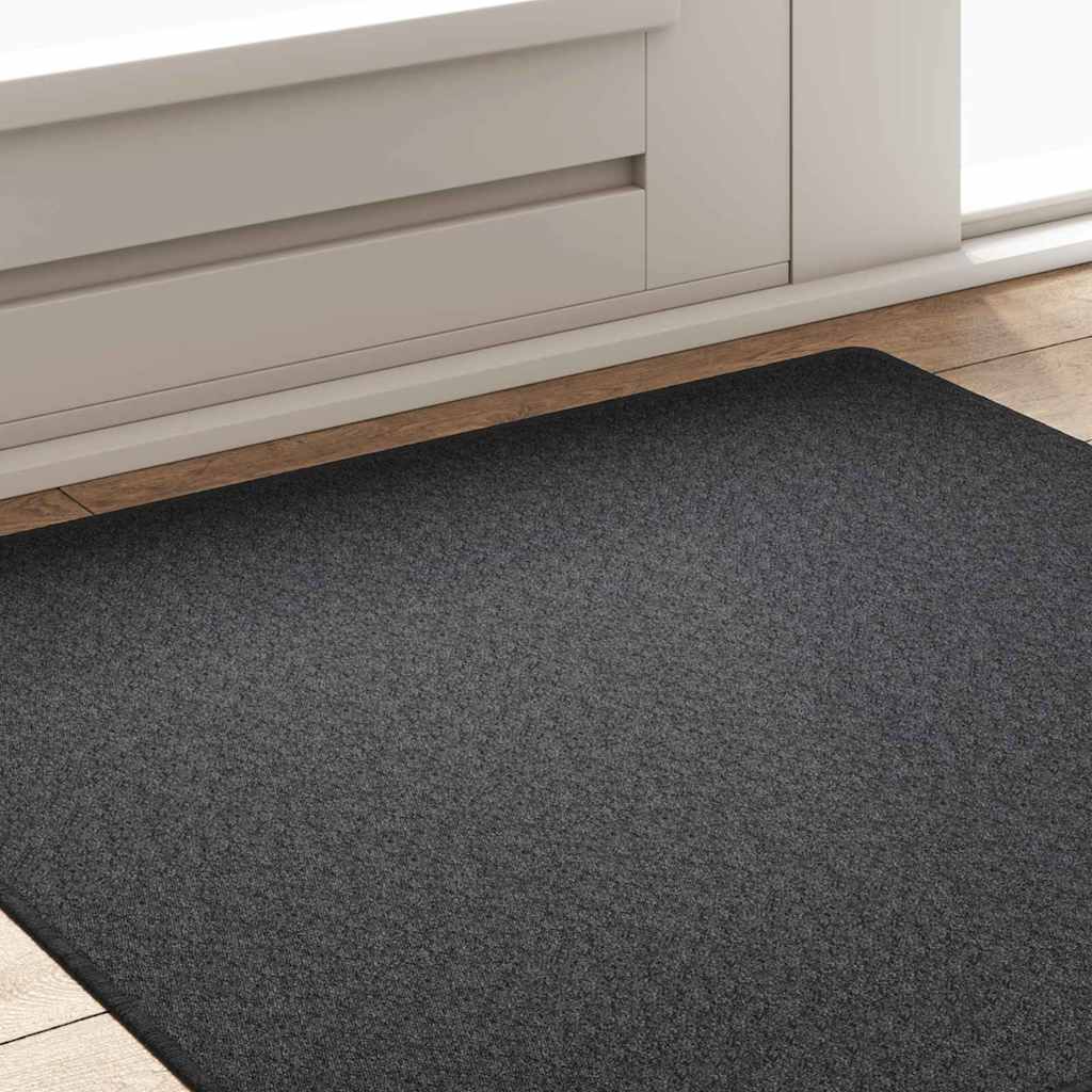 Carpet Runner Dark Grey 100 x 100 cm 100% Polypropylene