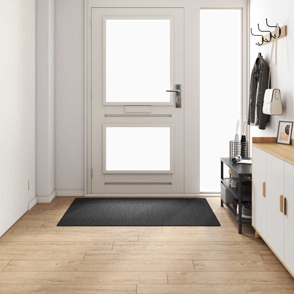 Carpet Runner Dark Grey 100 x 150 cm 100% Polypropylene