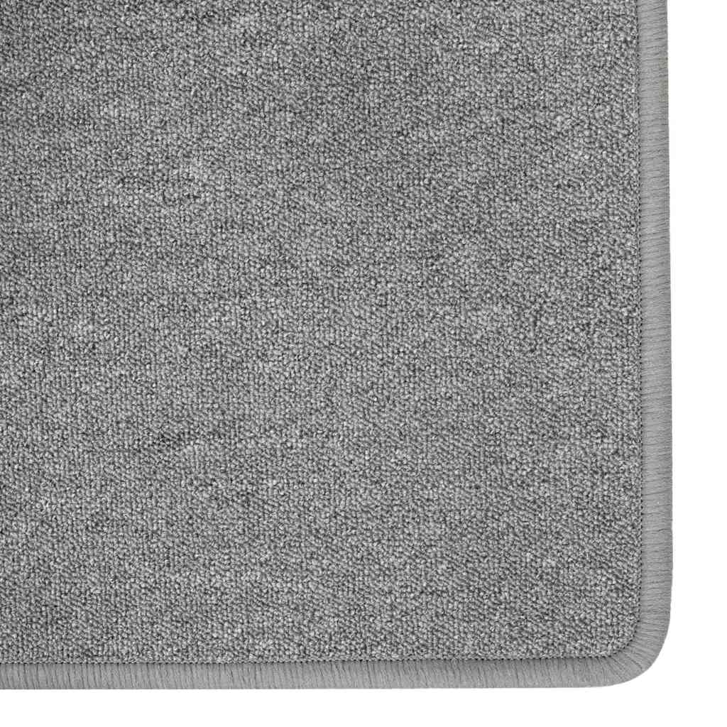 Carpet Runner Light Grey 100 x 100 cm 100% Polypropylene