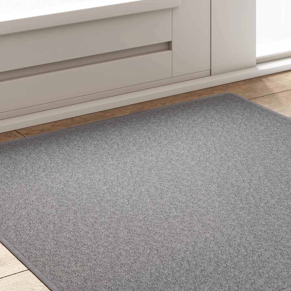 Carpet Runner Light Grey 100 x 100 cm 100% Polypropylene