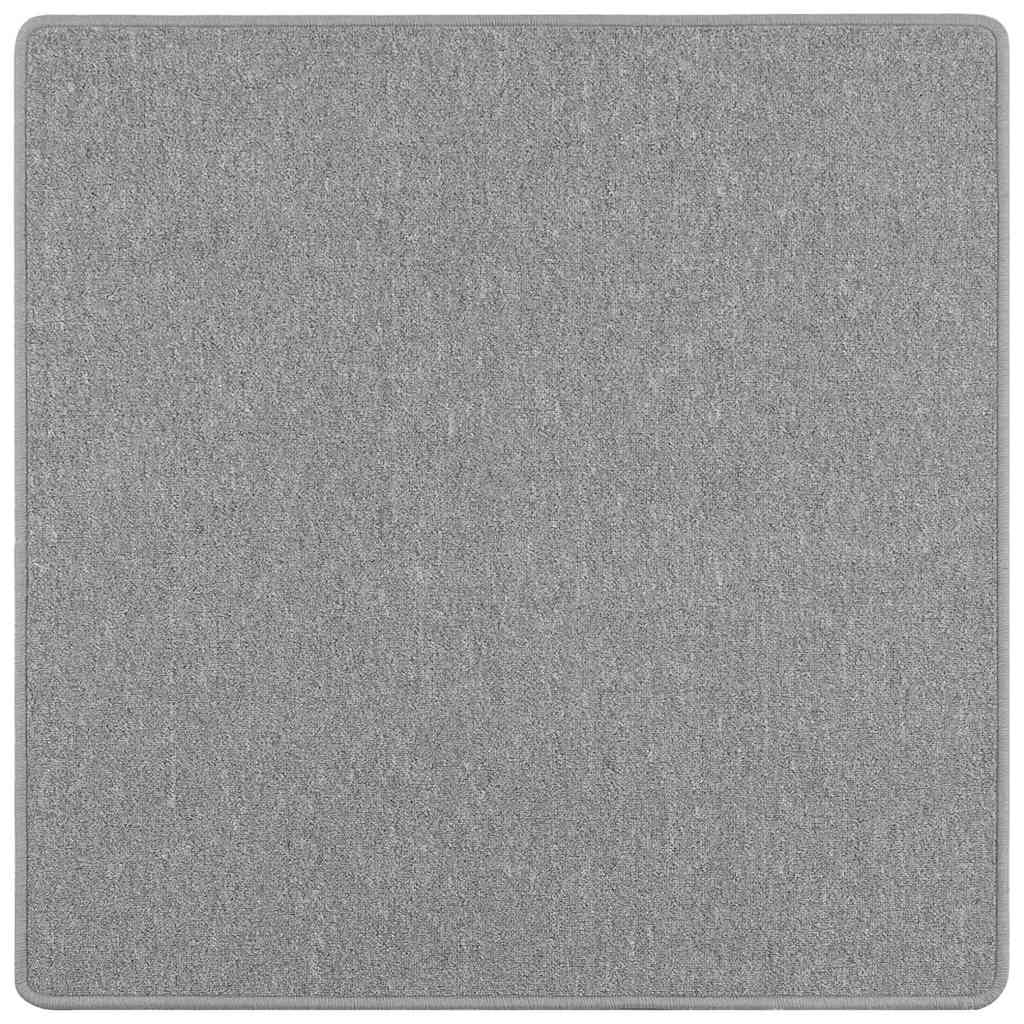 Carpet Runner Light Grey 100 x 100 cm 100% Polypropylene