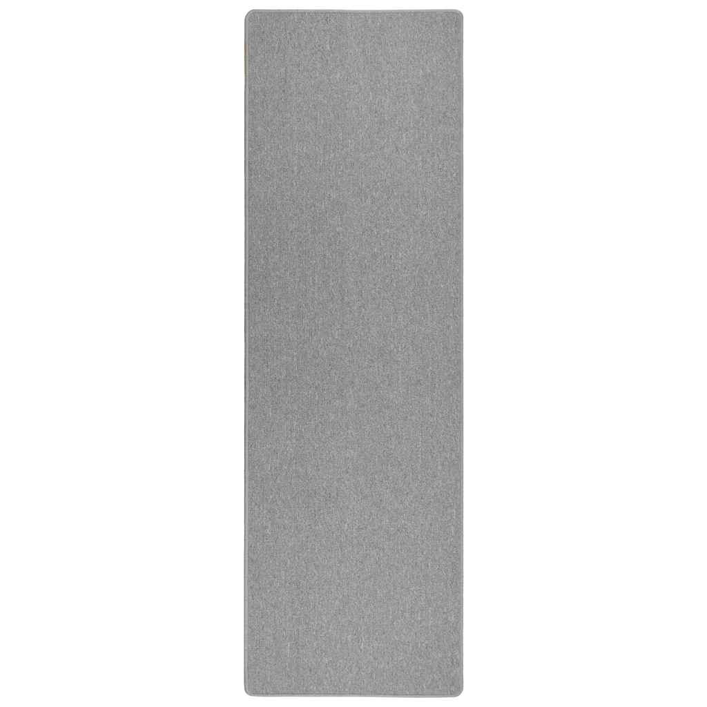 Carpet Runner Light Grey 100 x 300 cm 100% Polypropylene