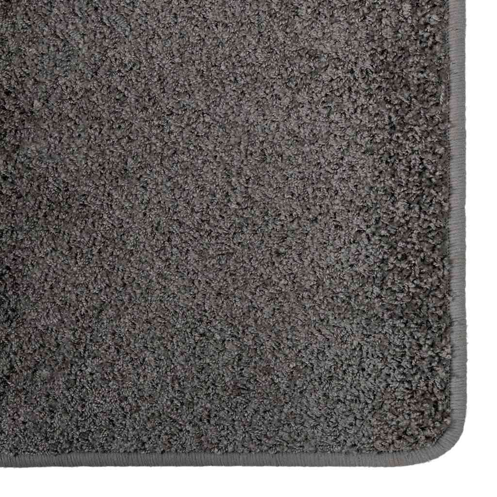 Carpet Runner Grey 80 x 300 cm 100% Polypropylene Tuft