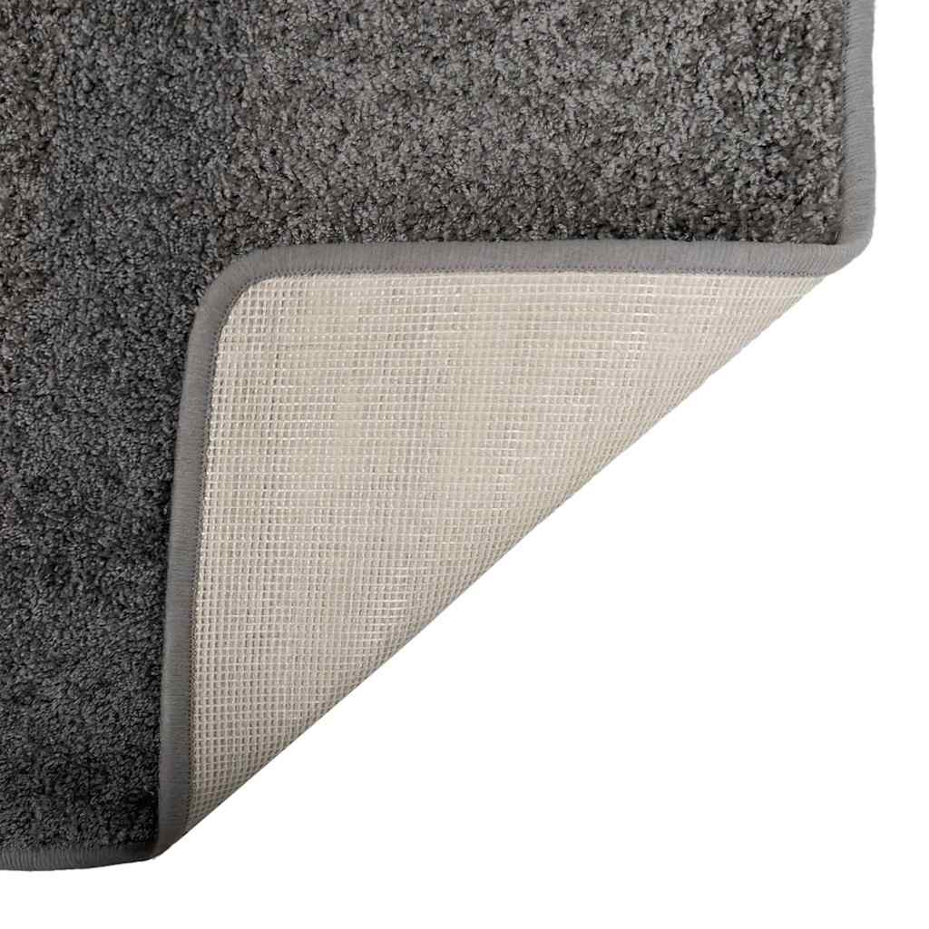 Carpet Runner Grey 80 x 300 cm 100% Polypropylene Tuft