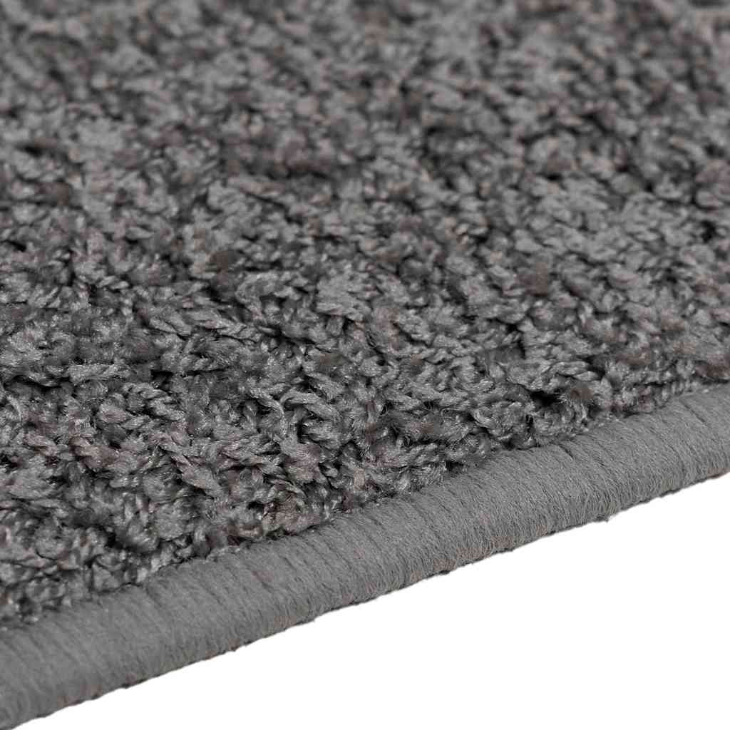 Carpet Runner Grey 80 x 300 cm 100% Polypropylene Tuft