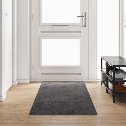 Carpet Runner Grey 80 x 300 cm 100% Polypropylene Tuft