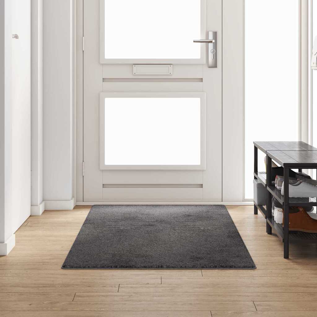 Carpet Runner Grey 100 x 250 cm 100% Polypropylene Tuft