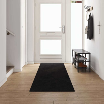 Carpet Runner Black 80 x 500 cm 100% Polypropylene Tuft