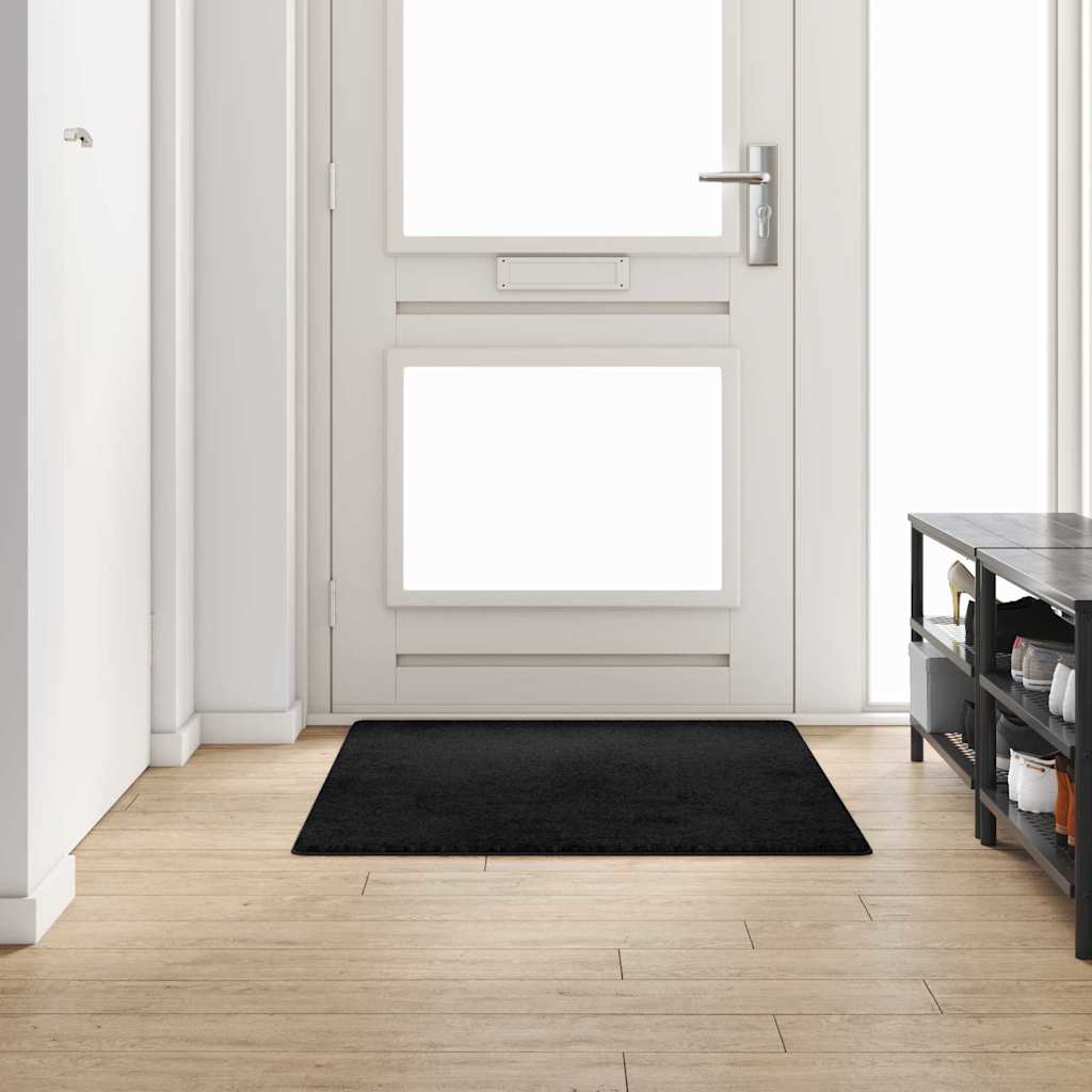 Carpet Runner Black 100 x 150 cm 100% Polypropylene Tuft