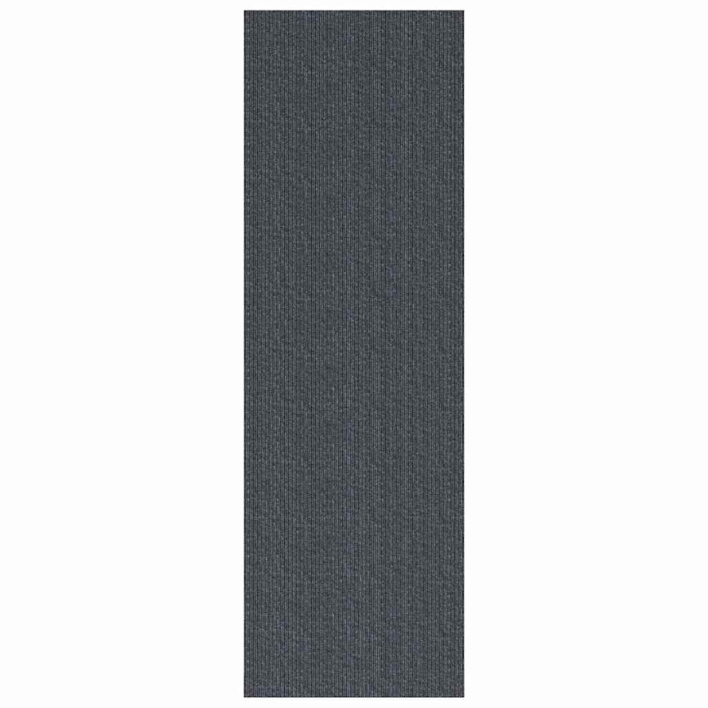Carpet Runner Grey 80 x 200 cm Fabric