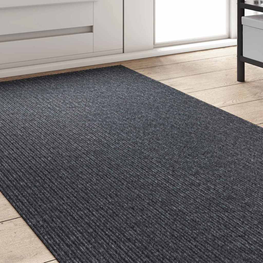 Carpet Runner Grey 80 x 250 cm Fabric