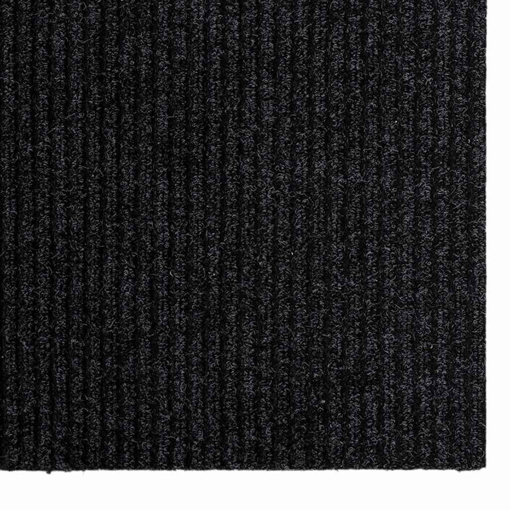 Carpet Runner Anthracite 80 x 150 cm Fabric