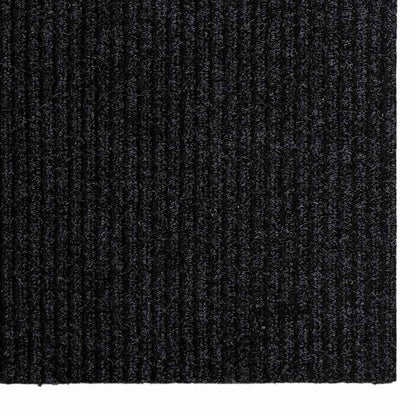 Carpet Runner Anthracite 80 x 150 cm Fabric