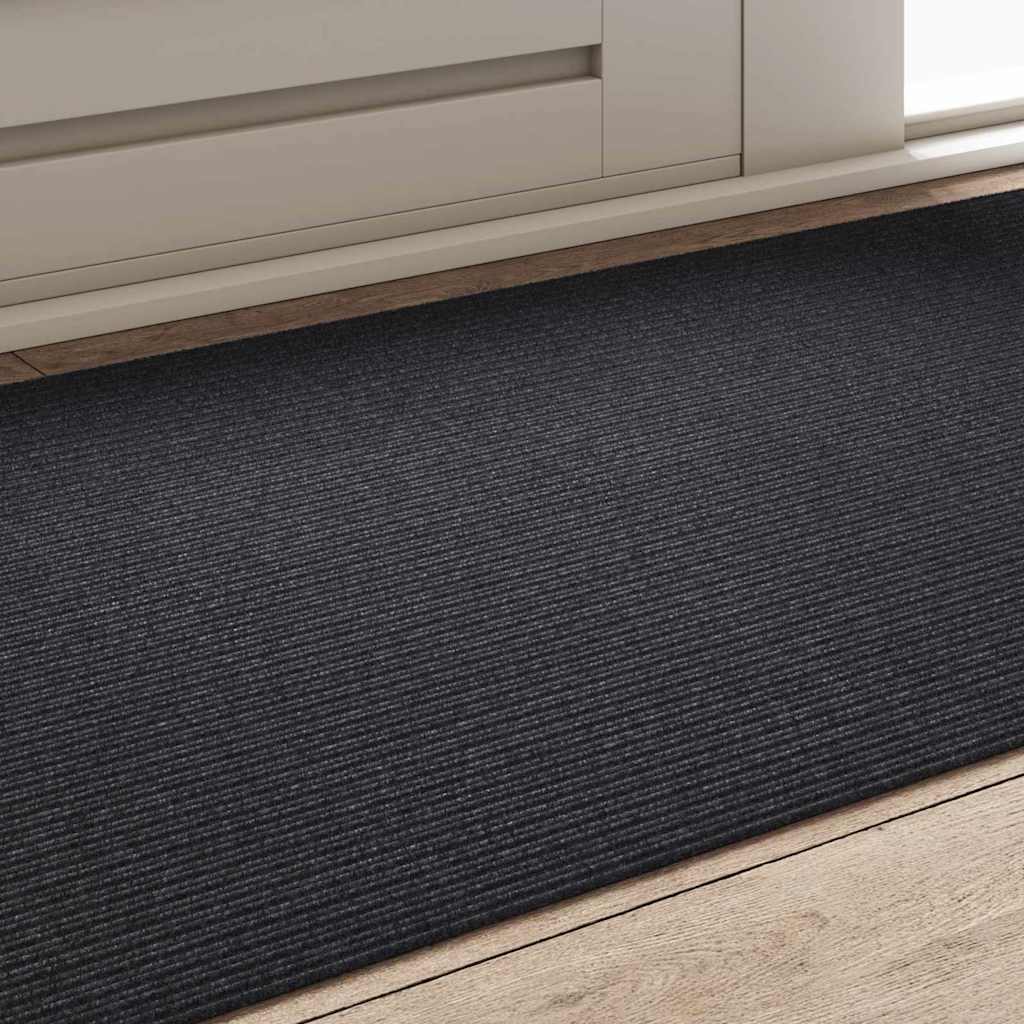 Carpet Runner Anthracite 80 x 150 cm Fabric