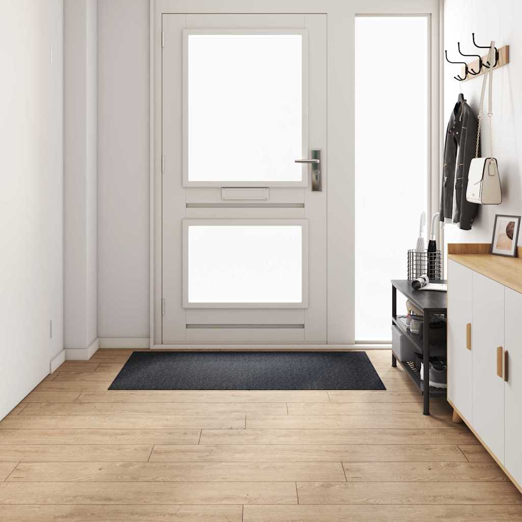 Carpet Runner Anthracite 80 x 150 cm Fabric