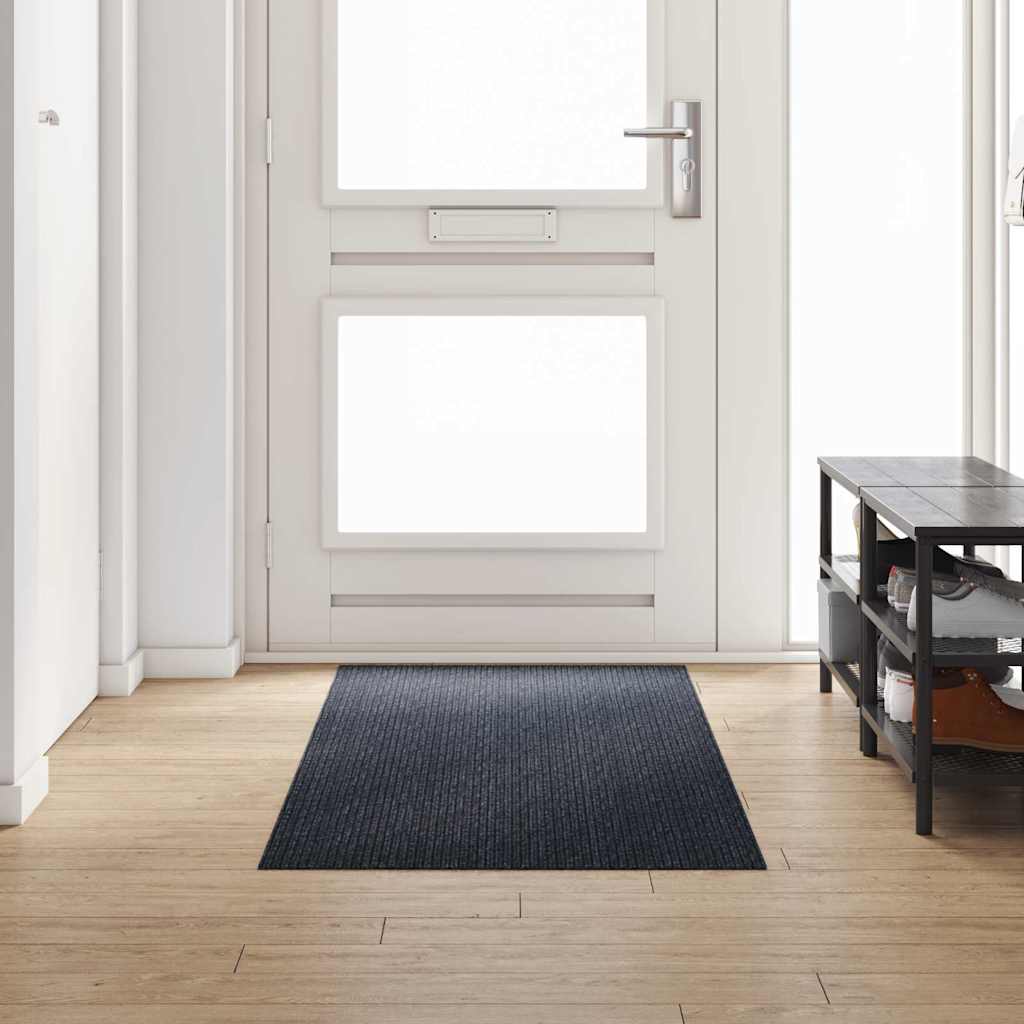 Carpet Runner Anthracite 80 x 250 cm Fabric