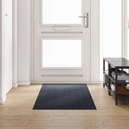 Carpet Runner Anthracite 80 x 250 cm Fabric