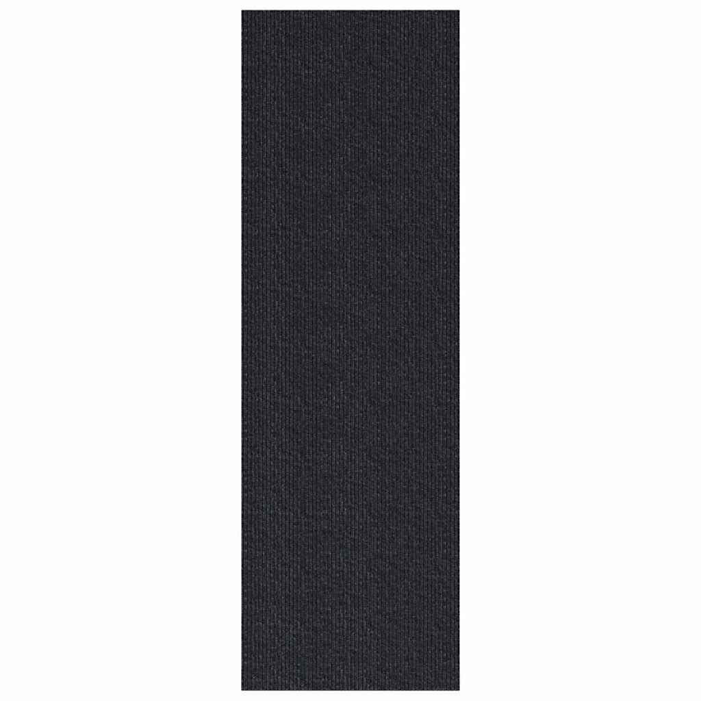 Carpet Runner Anthracite 80 x 300 cm Fabric