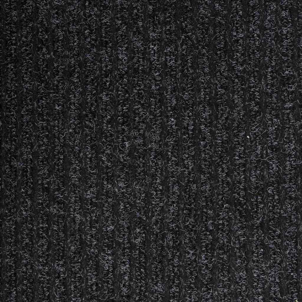 Carpet Runner Anthracite 80 x 500 cm Fabric