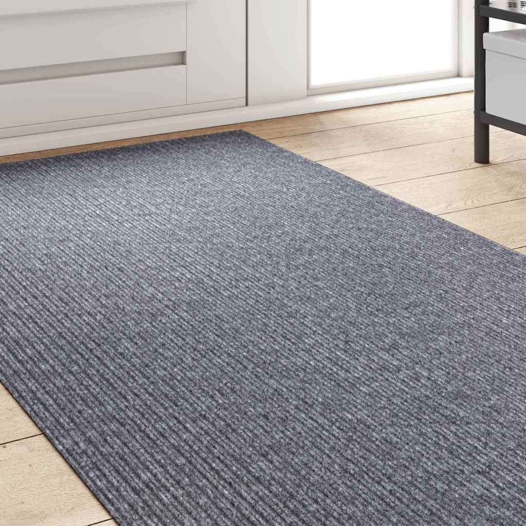 Carpet Runner Light Grey 80 x 400 cm Fabric