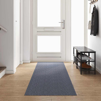 Carpet Runner Light Grey 80 x 400 cm Fabric