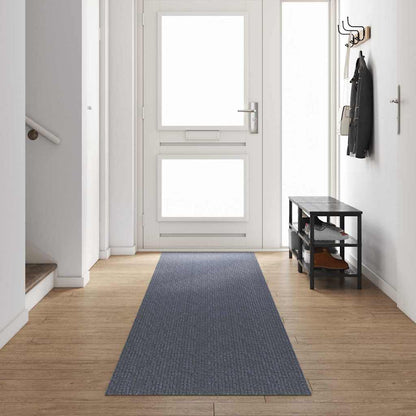 Carpet Runner Light Grey 80 x 500 cm Fabric