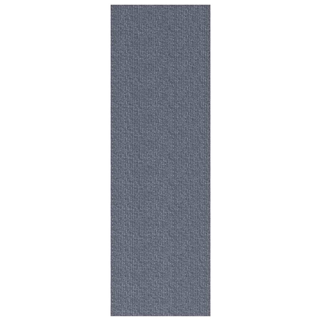 Carpet Runner Light Grey 80 x 500 cm Fabric
