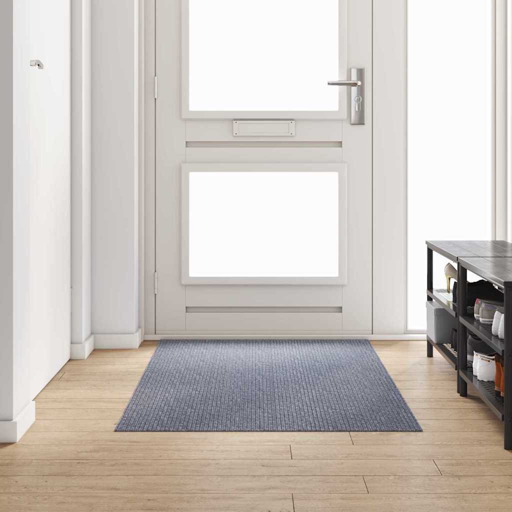 Carpet Runner Light Grey 100 x 100 cm Fabric