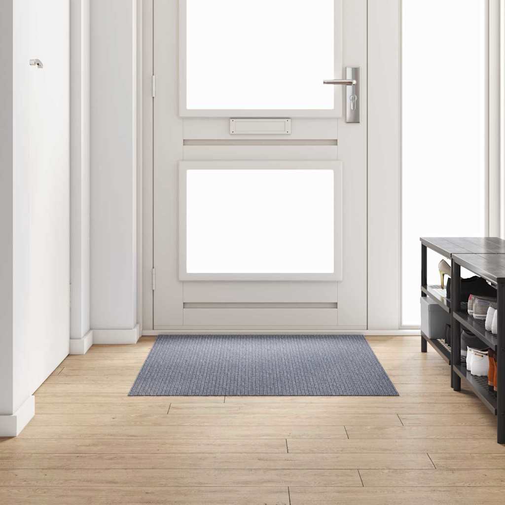 Carpet Runner Light Grey 100 x 150 cm Fabric