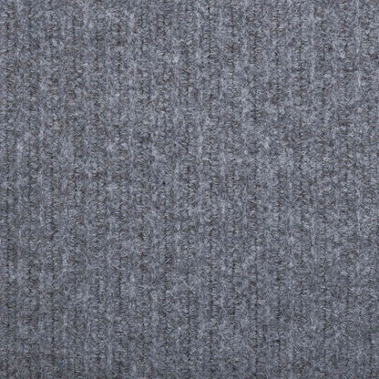 Carpet Runner Light Grey 100 x 150 cm Fabric
