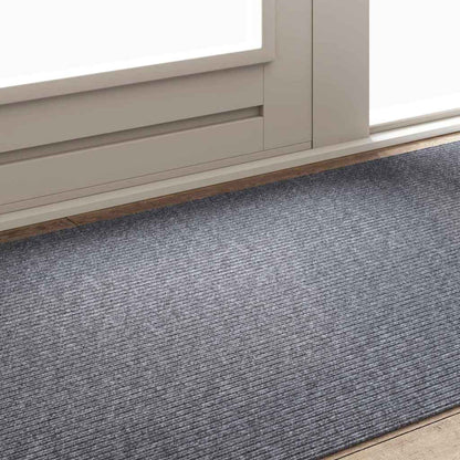 Carpet Runner Light Grey 100 x 200 cm Fabric