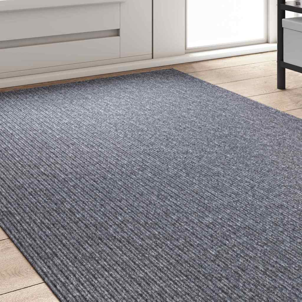 Carpet Runner Light Grey 100 x 250 cm Fabric