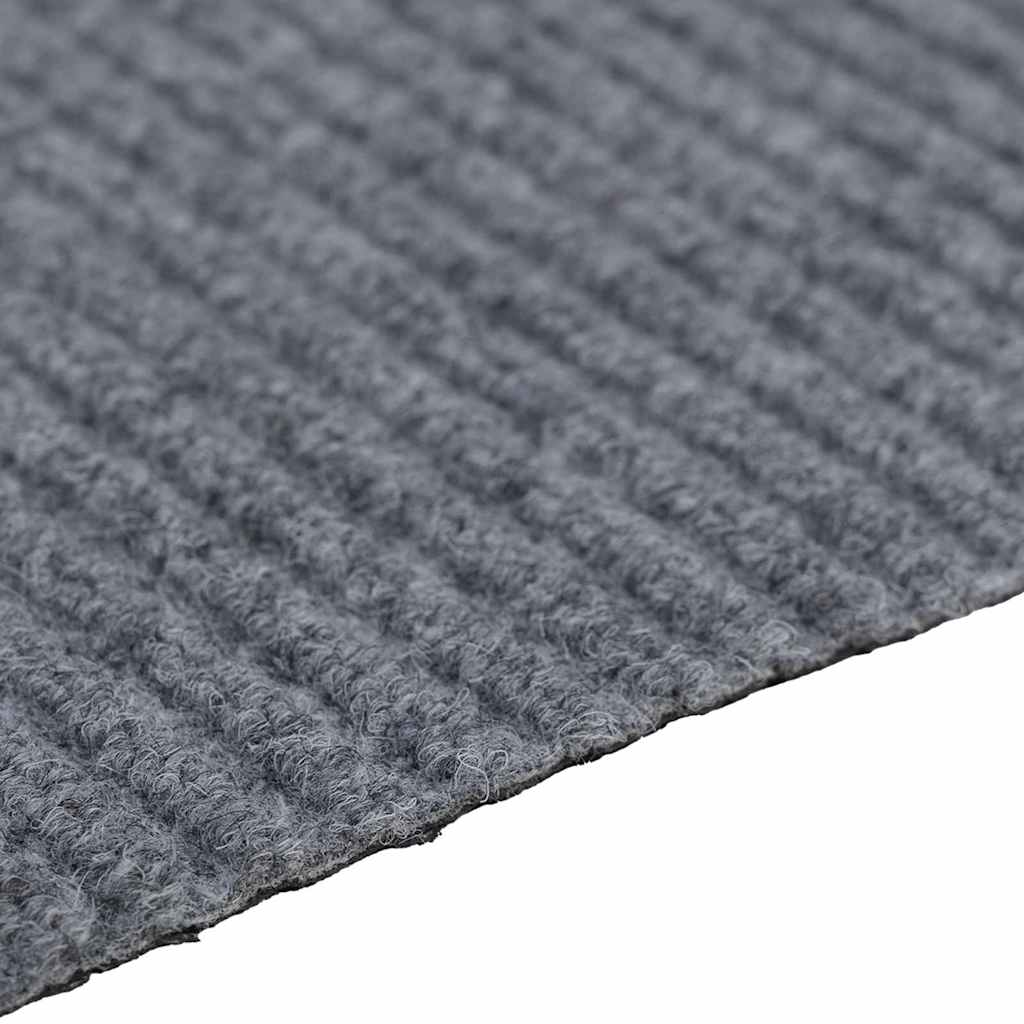 Carpet Runner Light Grey 100 x 300 cm Fabric