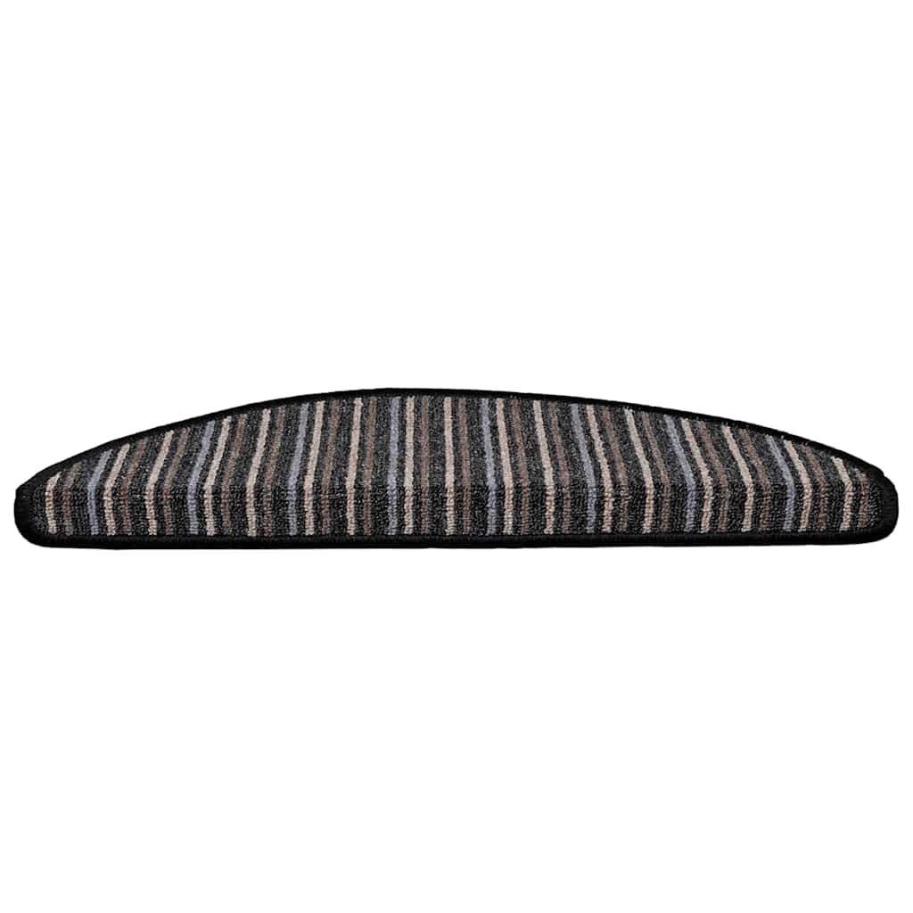 Self-adhesive Stair Mats 15 pcs Anthracite 56 x 17 x 3 cm