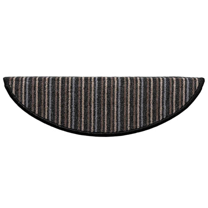 Self-adhesive Stair Mats 15 pcs Anthracite 56 x 17 x 3 cm