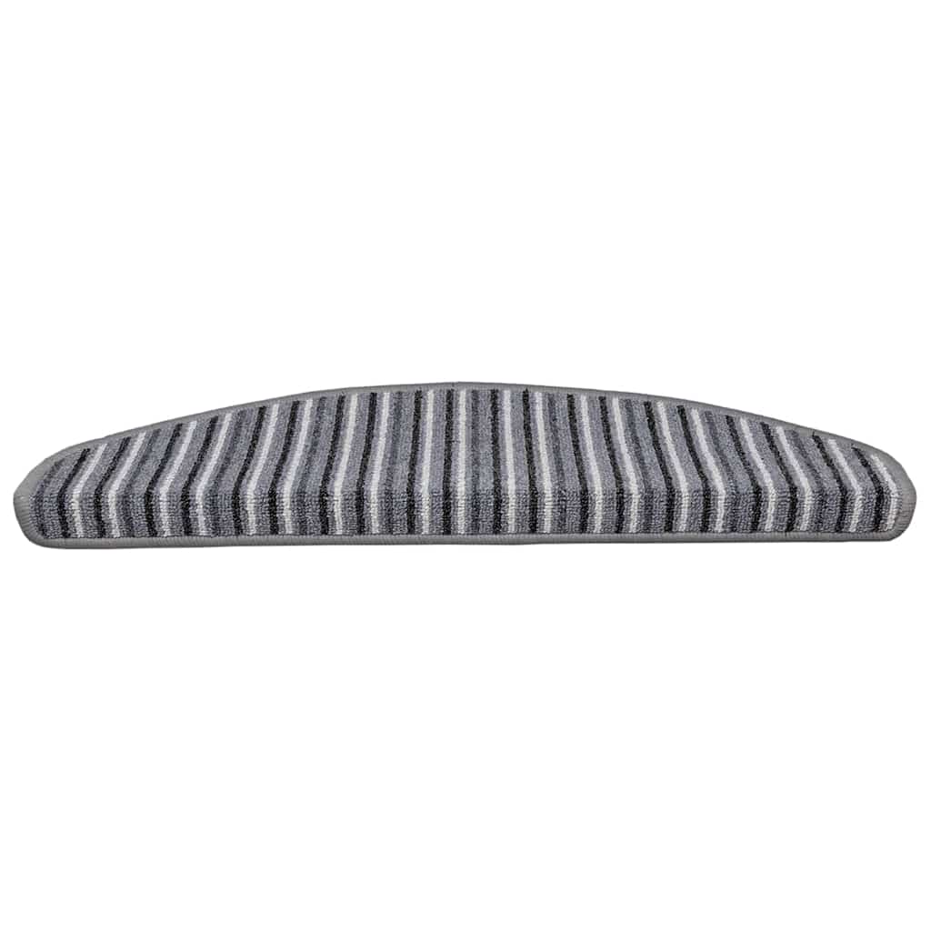 Self-adhesive Stair Mats 15 pcs Grey 65 x 21 x 4 cm
