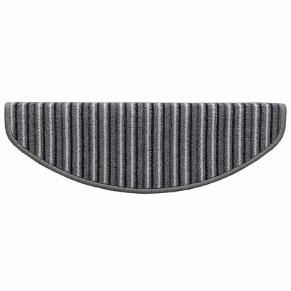 Self-adhesive Stair Mats 15 pcs Grey 65 x 21 x 4 cm