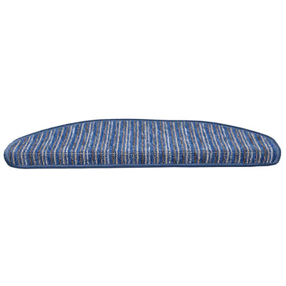 Self-adhesive Stair Mats 15 pcs Blue 65 x 21 x 4 cm